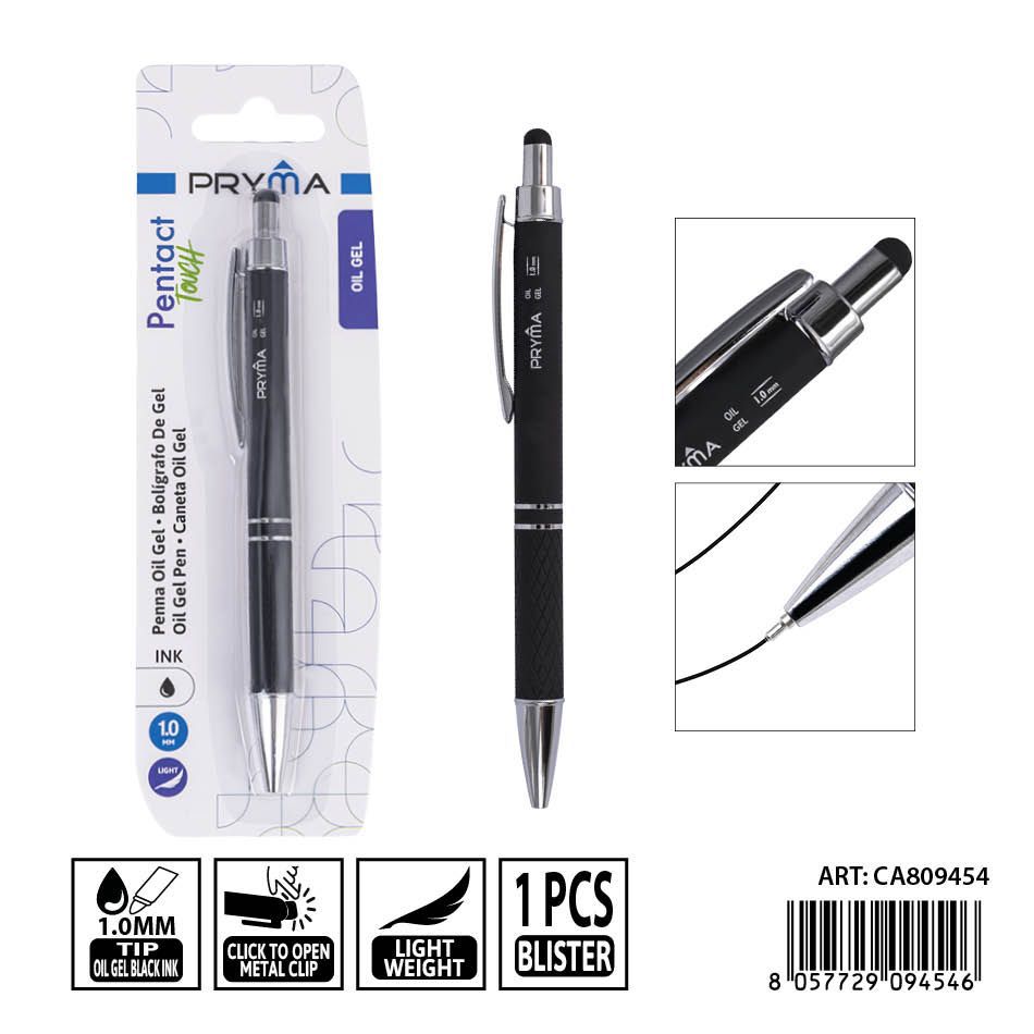 Bolígrafo para pantallas táctiles PRYMA 1mm - Diseño versátil