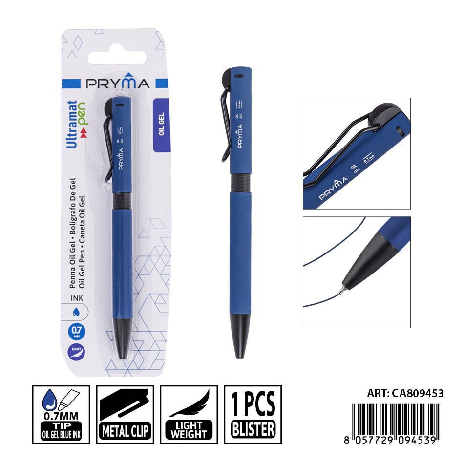Bolígrafo de gel 0.7mm azul - Herramientas de escritura y bolígrafos