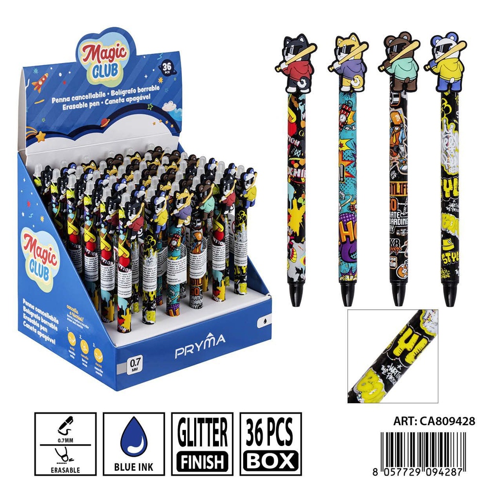 Bolígrafo borrable PRYMA 0.7mm - Herramienta de escritura funcional