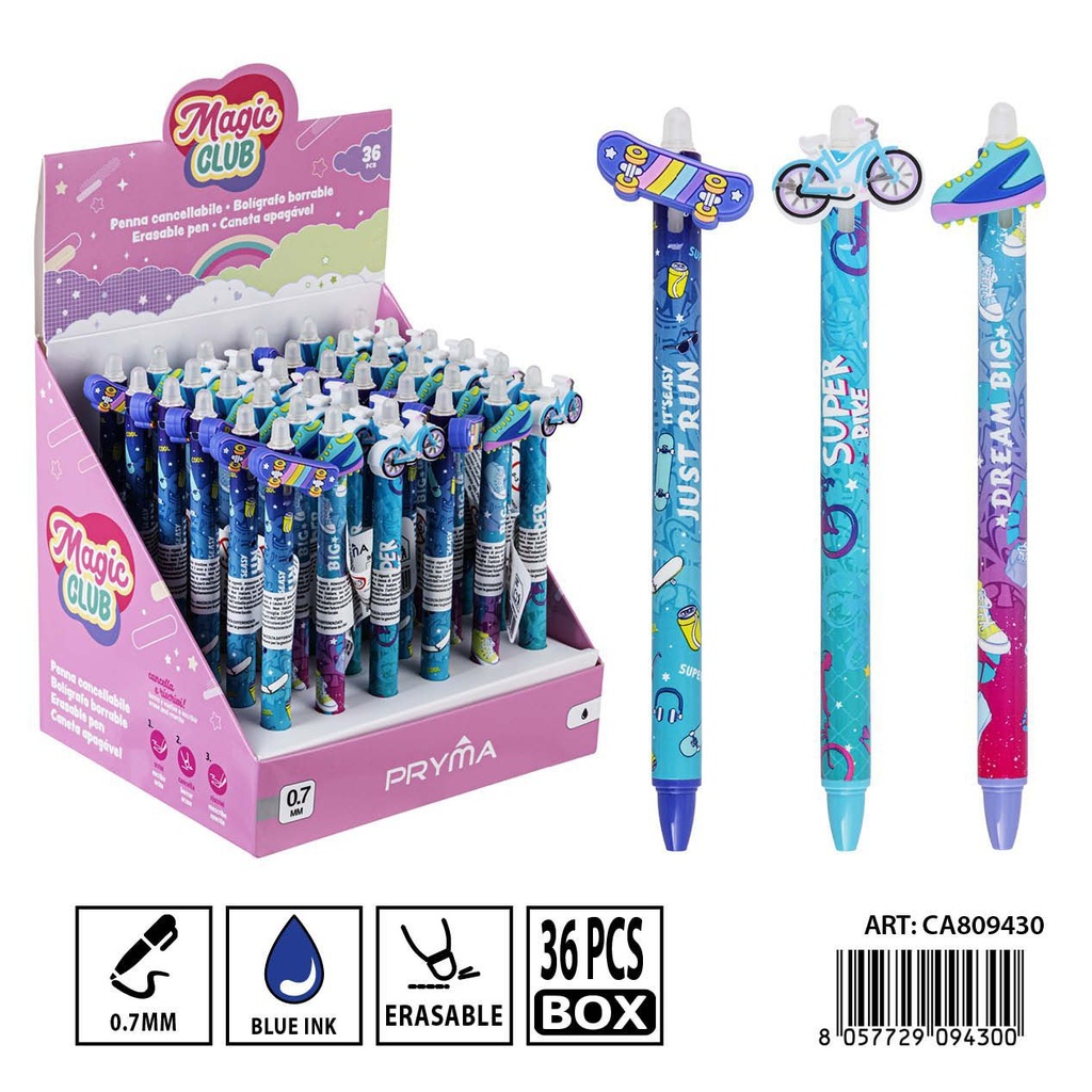 Bolígrafo borrable PRYMA 0.7mm - Herramienta de escritura efectiva