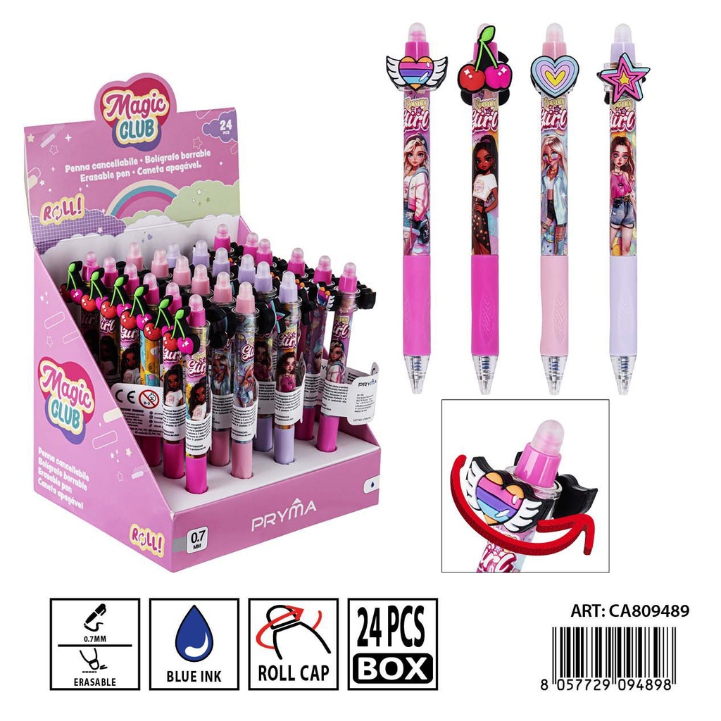 Bolígrafo borrable PRYMA 0.7mm - Herramienta de escritura practical