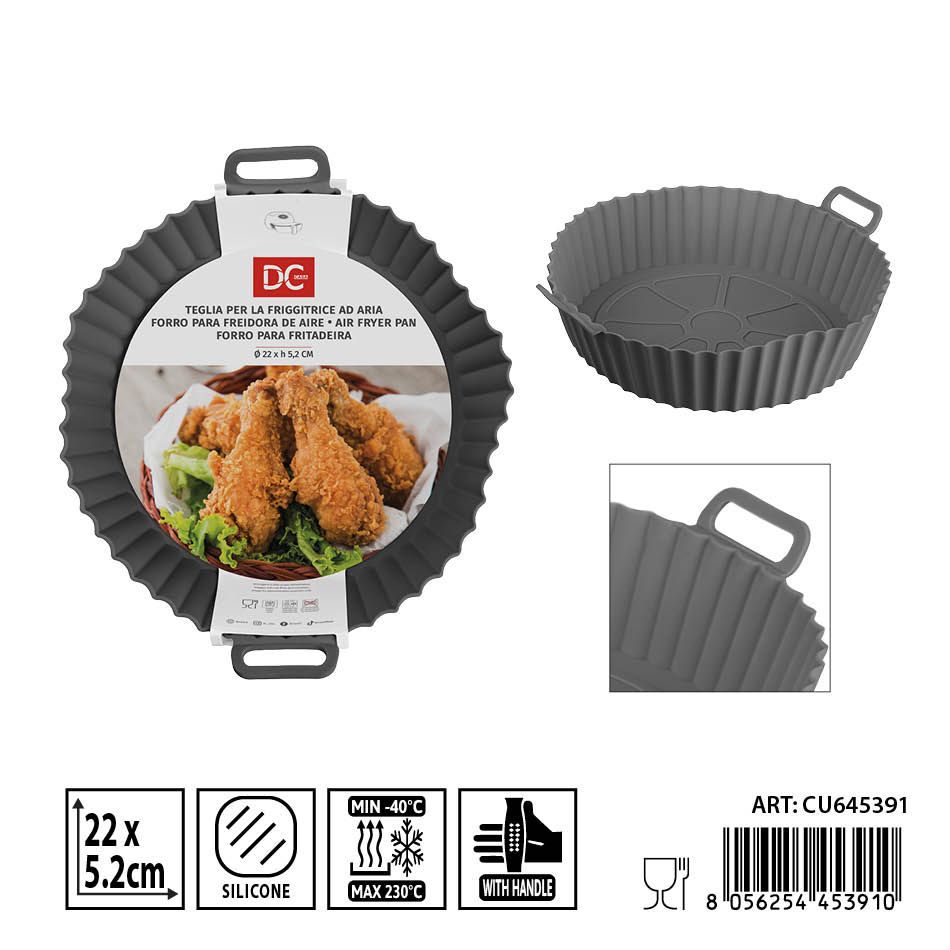 Bandeja de freidora reutilizable 22x22x5.2cm - Utensilios de cocina y accesorios