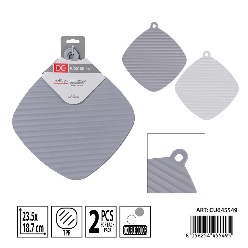 Salvamanteles individuales 2 piezas 23.5x18.7 cm DC CASA - Accesorios para la mesa