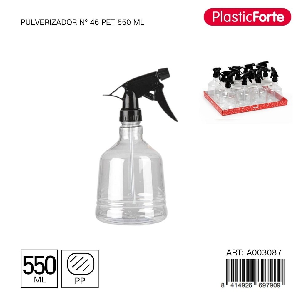 Pulverizador de plástico 550 ml DC CASA - Accesorios de cocina