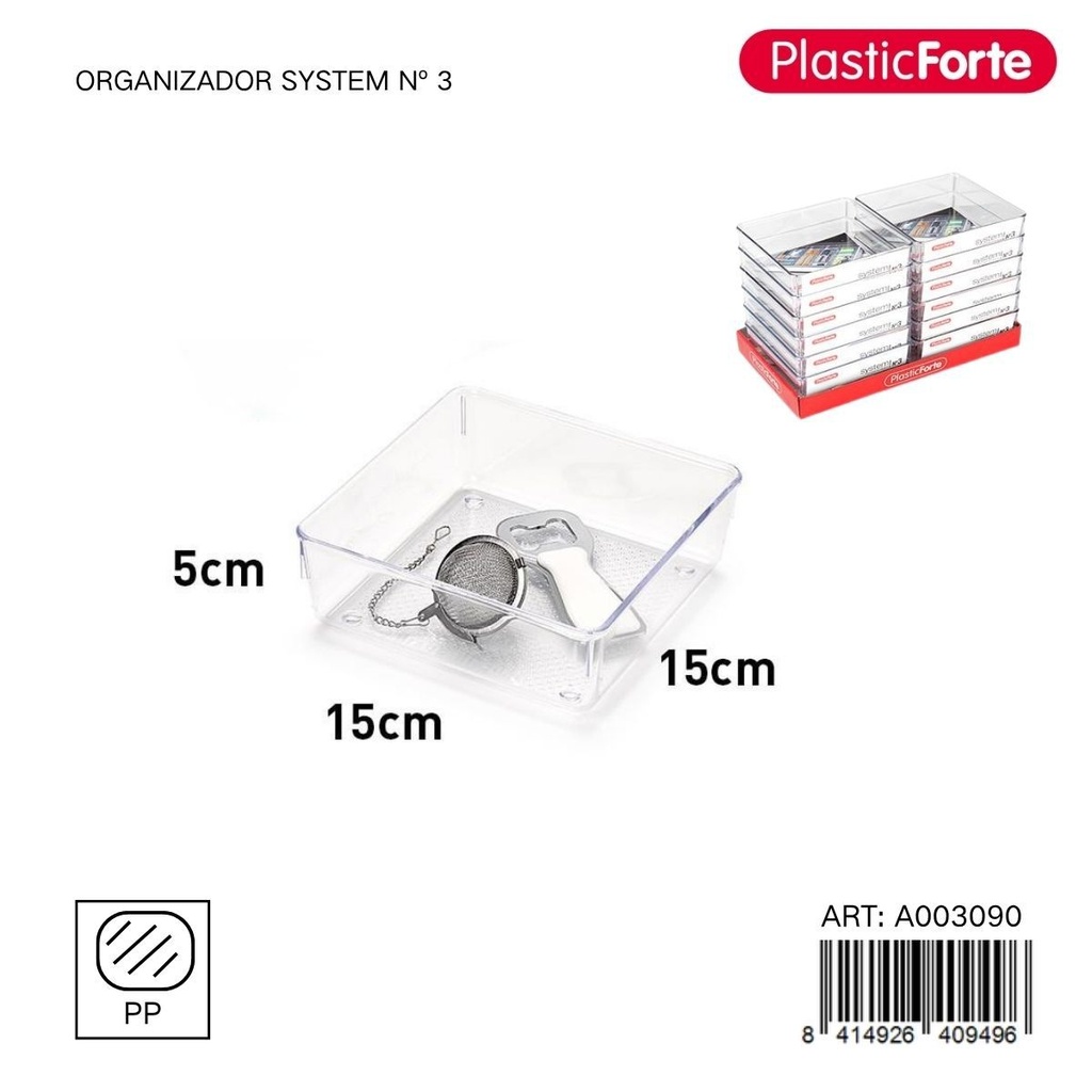 Organizador System Nº 3 - Accesorios de almacenamiento