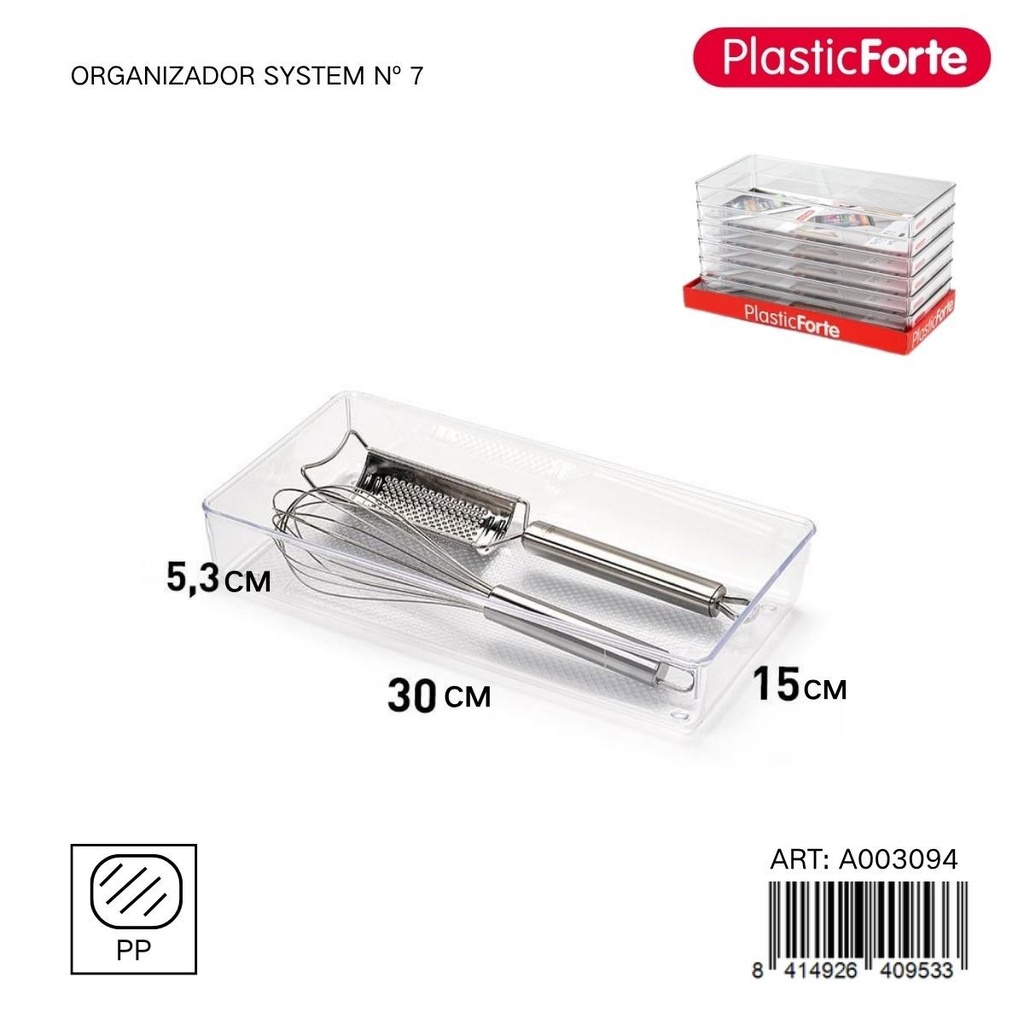 Organizador System Nº 7 - Accesorios de almacenamiento
