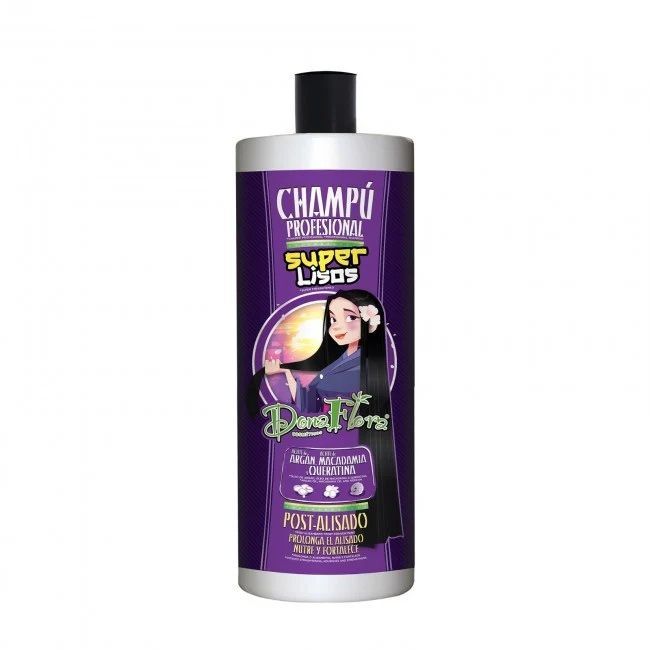Champú Flora Super Lisos 1000ml - Productos de cuidado personal