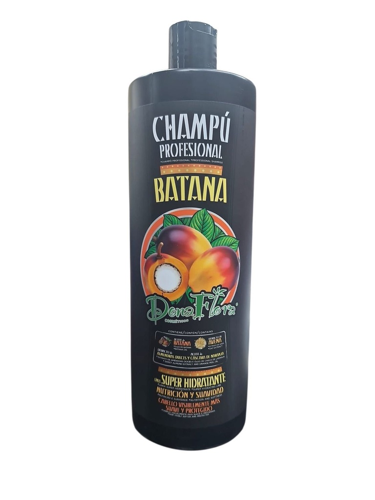 Champú Batana DO袮 Flora 1L - Cuidado del cabello y limpieza profunda