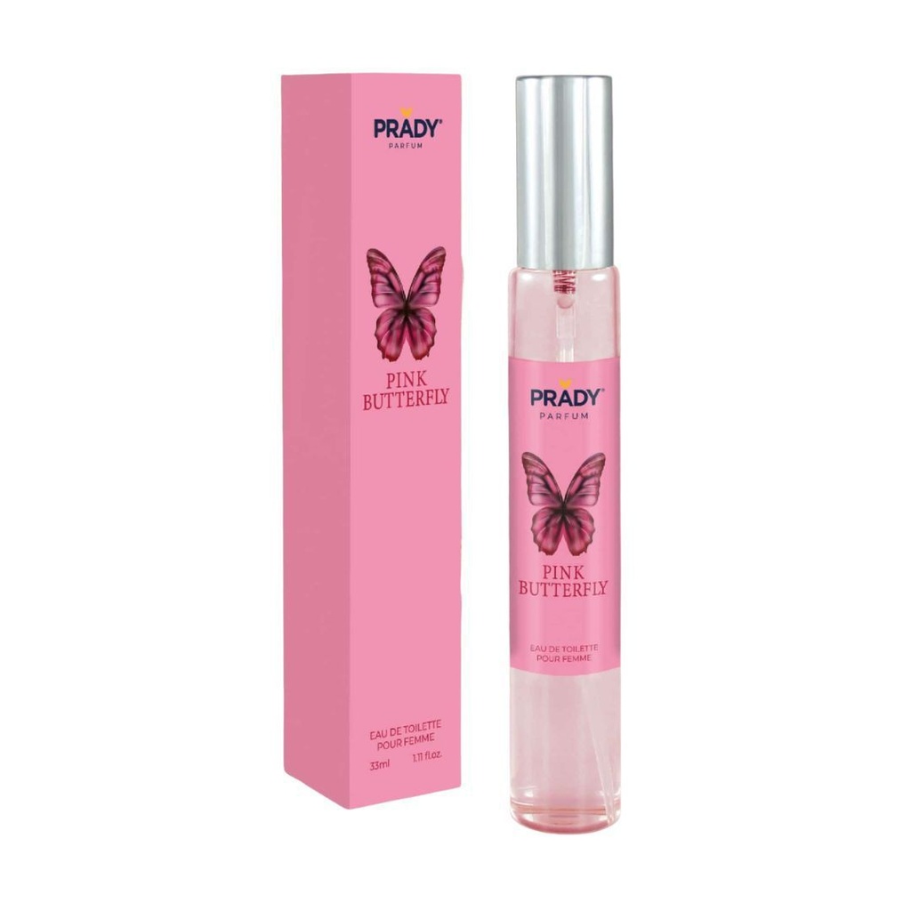 Perfume Pink Butterfly Femme Prady 33 ml 6/U - Fragancia delicada y alegre