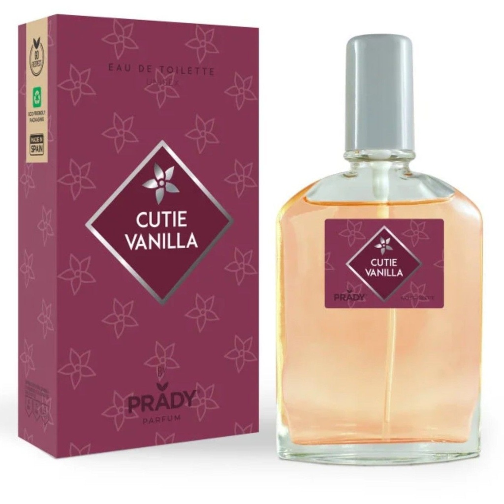Colonia Cutie Vanilla Unisex Prady - Dulce fragancia para todos