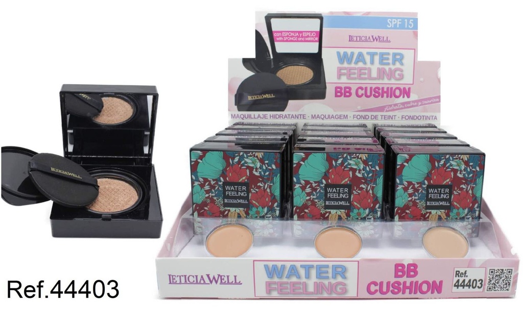 Maquillaje BB Cushion Water Feeling 15/U 44403 - Humedad y suavidad