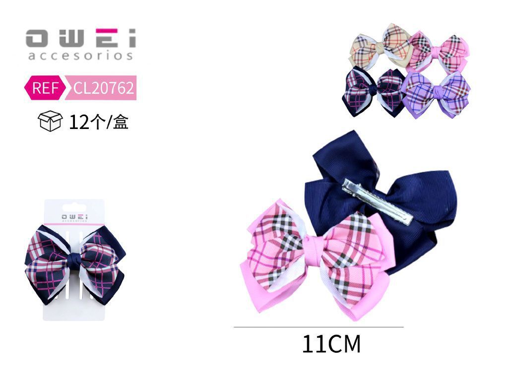 Pinza con lazo 11 cm - Accesorios para el cabello y pinzas decorativas