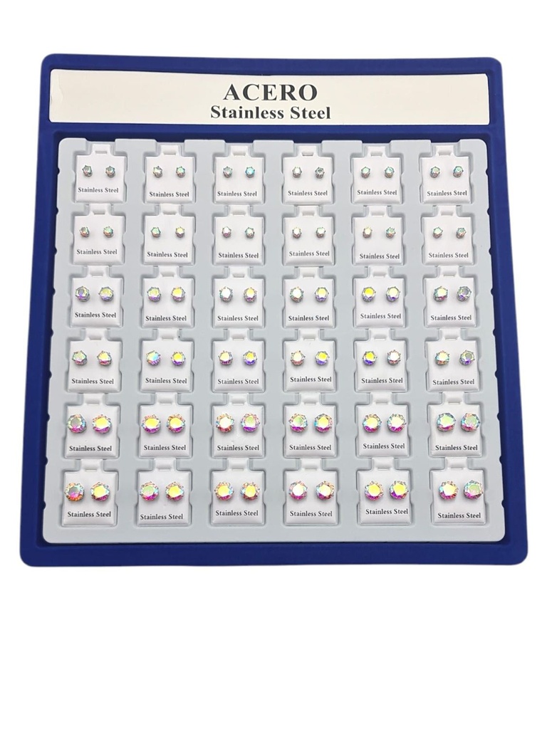 Expositor de pendientes acero 36/p NS - Bisutería y joyería
