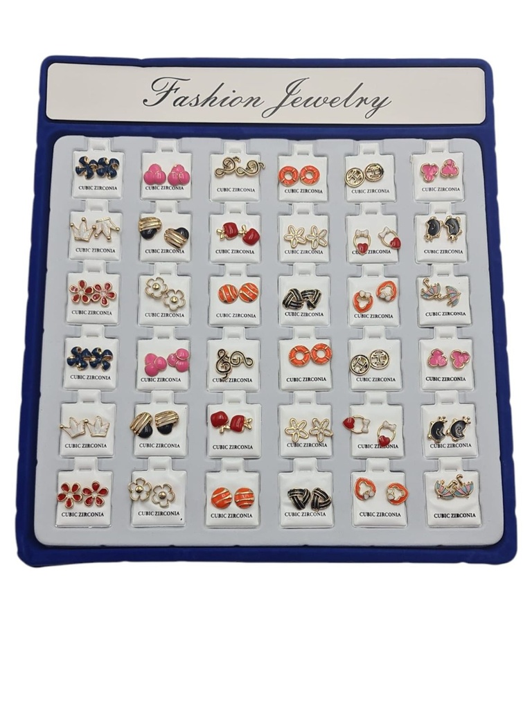Expositor de pendientes acero 36/p RB - Bisutería y joyería