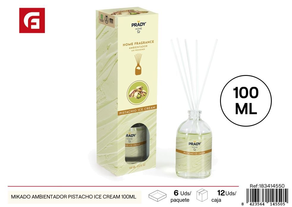 Ambientador mikado sabor helado de pistacho 100 ml - Ambientadores y fragancias para el hogar
