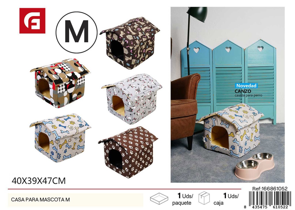 Casa para mascota tamaño M - Alojamiento para animales