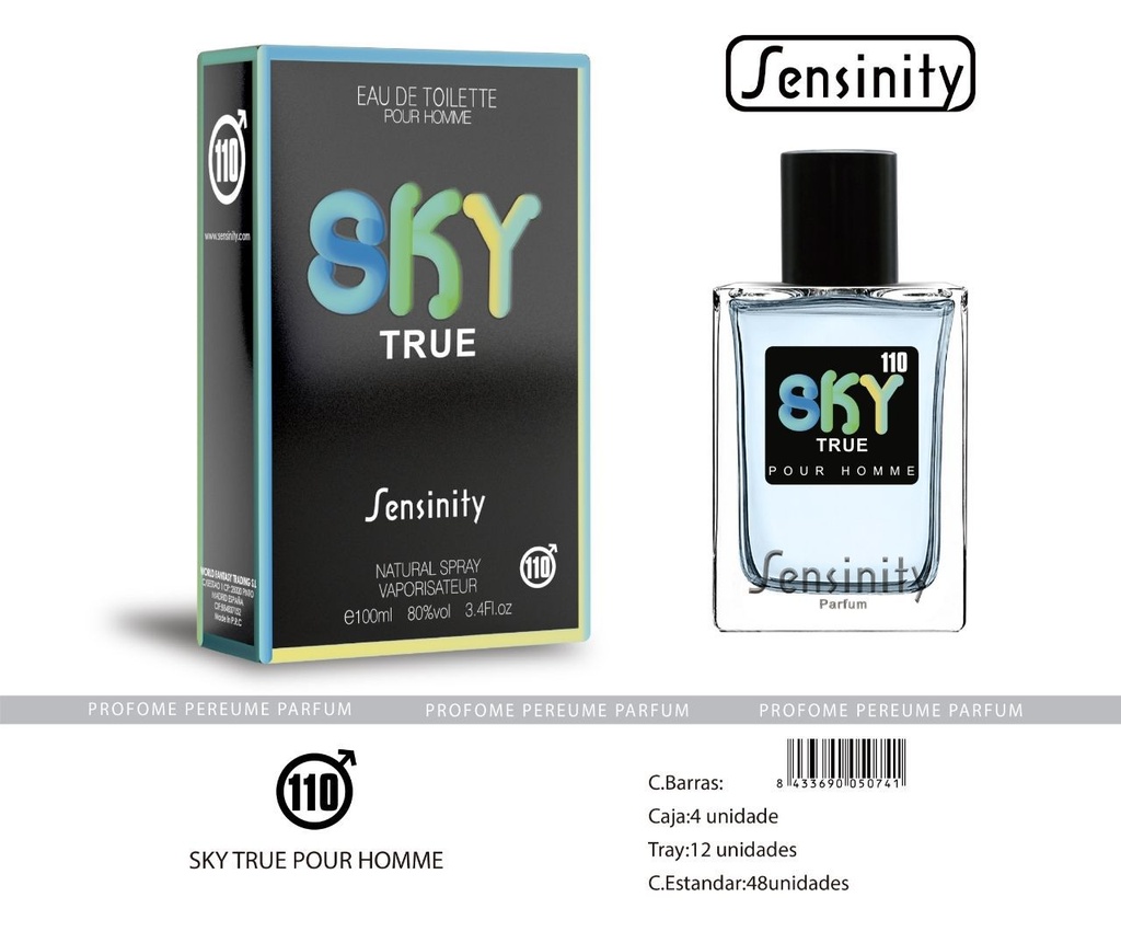 Perfume SKY TRUE POUR HOMME SENSINITY - Fragancias para hombres
