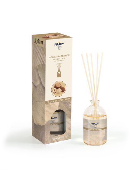 Mikado ambientador de crema de avellanas Prady 100ml - Ambientadores aromáticos