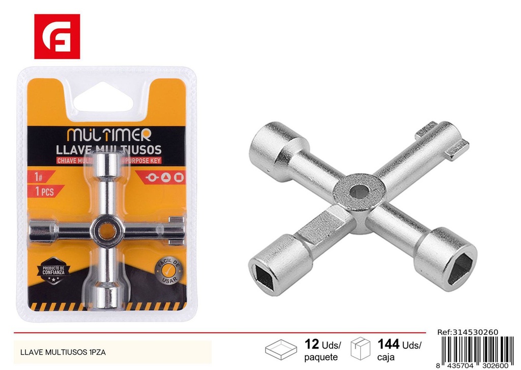 LLave multiusos 1 pieza - Herramientas de ferretería