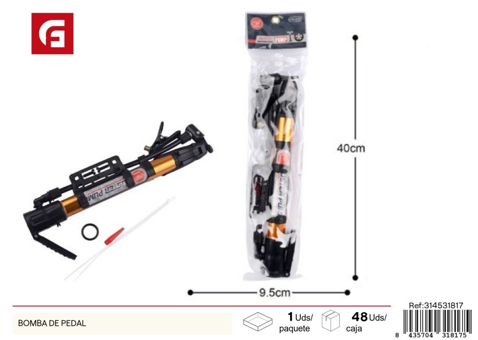 Bomba de pie - Accesorios de bicicleta