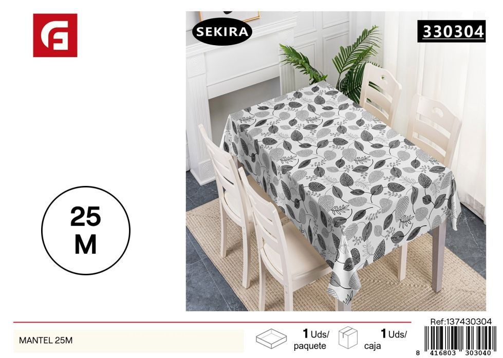 Mantel de textura ordinaria 25 metros - Textiles para el hogar y mesa