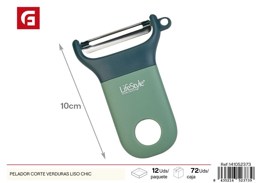 Pelador de verduras liso Chic - Utensilios de cocina y peladores