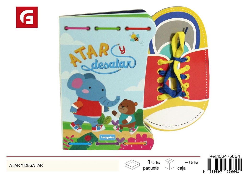 Juego de atar y desatar - Material escolar y juegos didácticos