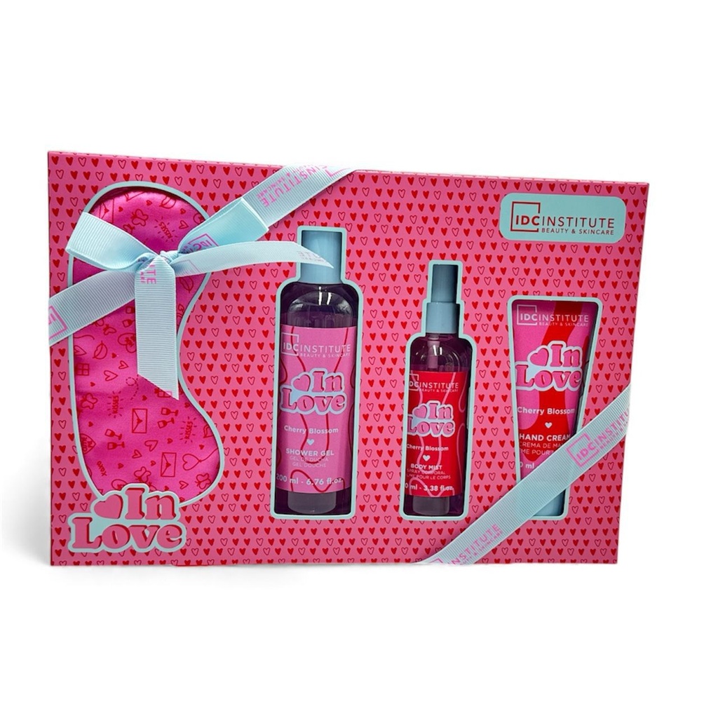 Set de baño "In Love 4 Piezas IDC" - Estuches de productos de belleza