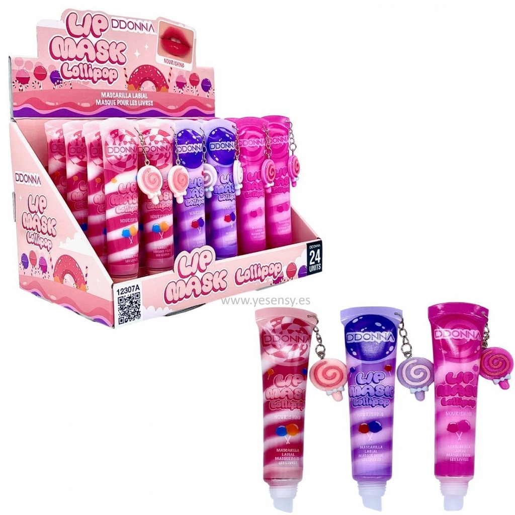 Mascarilla labial lollipop 24/u - Cosméticos y brillos labiales