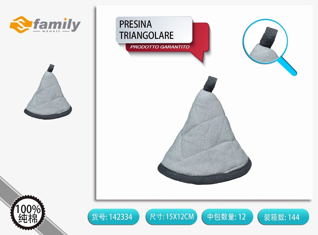 Agarradera de cocina triangular 15x12 cm - Accesorios de cocina y utensilios
