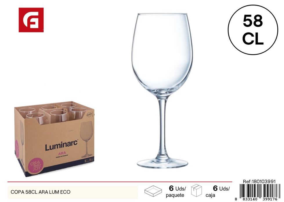 Copa 58cl Ara Lum Eco - Cristalería