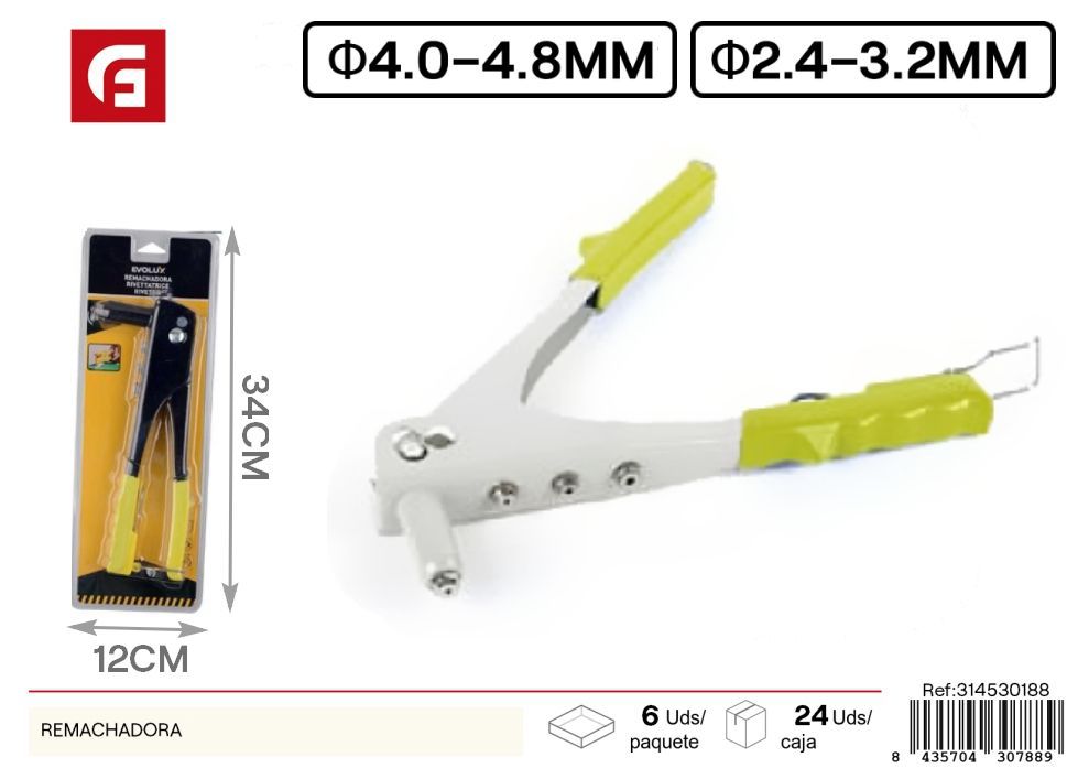 Remachadora para trabajos manuales - Accesorios de ferretería