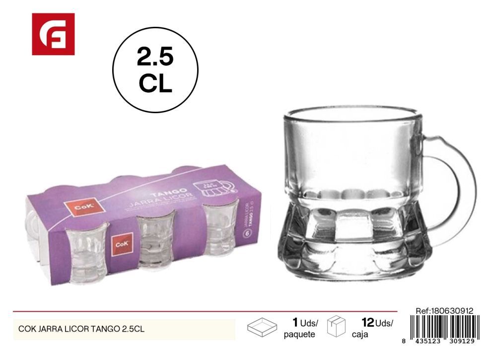 Jarra de licor Tango 2.5 cl - Cerámica de vidrio