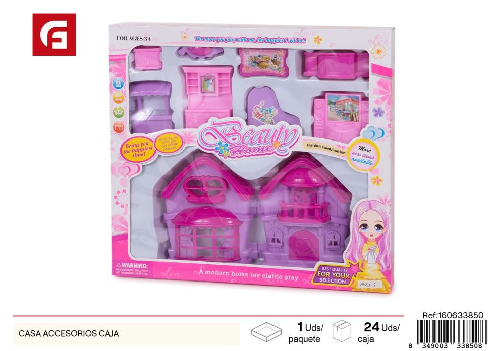 Set de accesorios para casa en caja - Juguetes de juego de roles