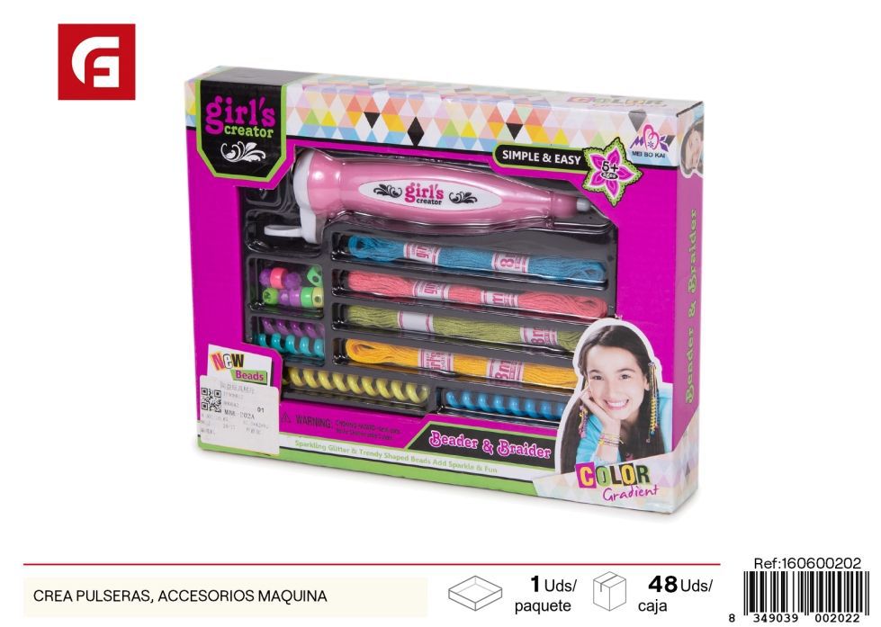 Creatividad con máquina para hacer pulseras - Juguetes de belleza