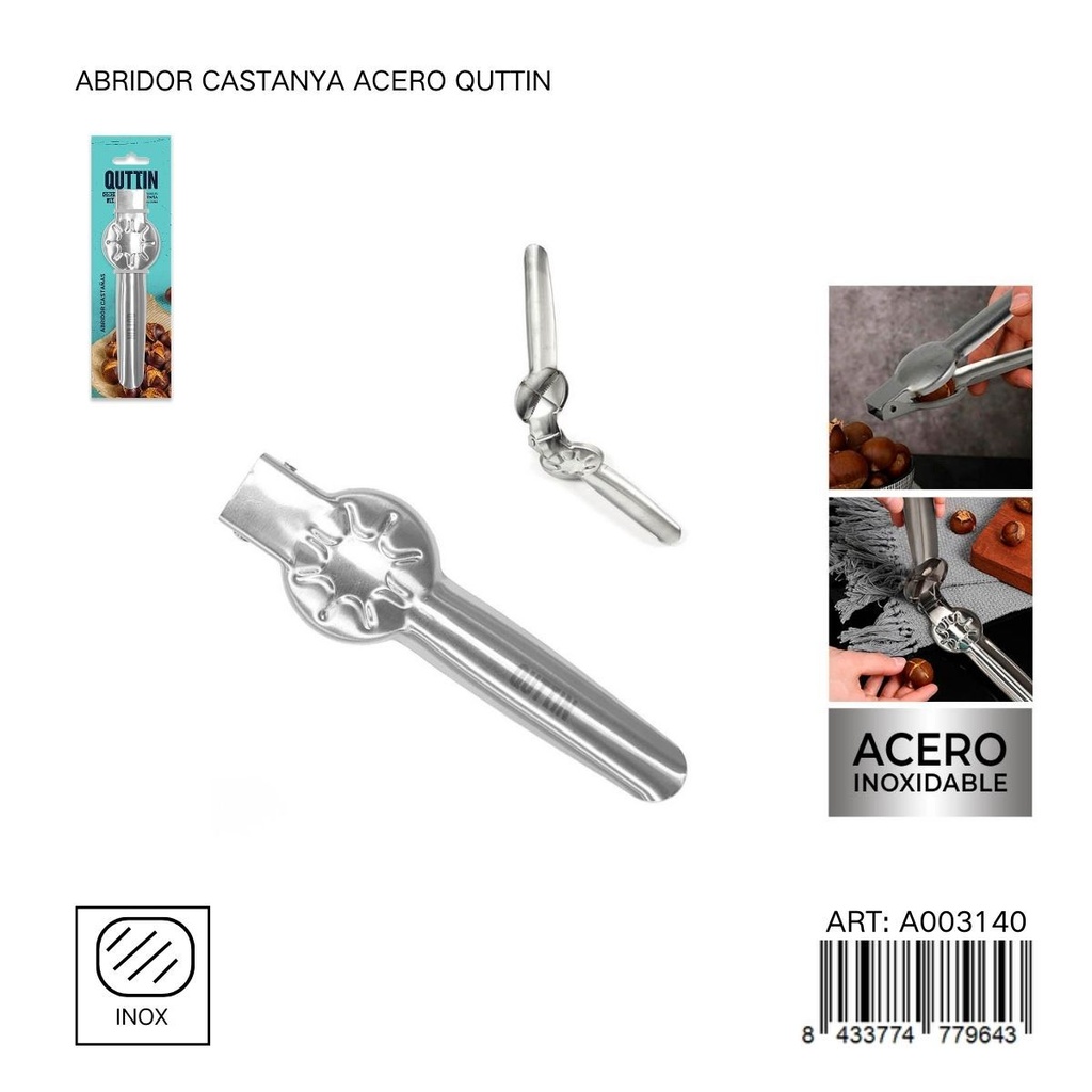 Abridor de castañas de acero Quttin - Herramientas de cocina y accesorios