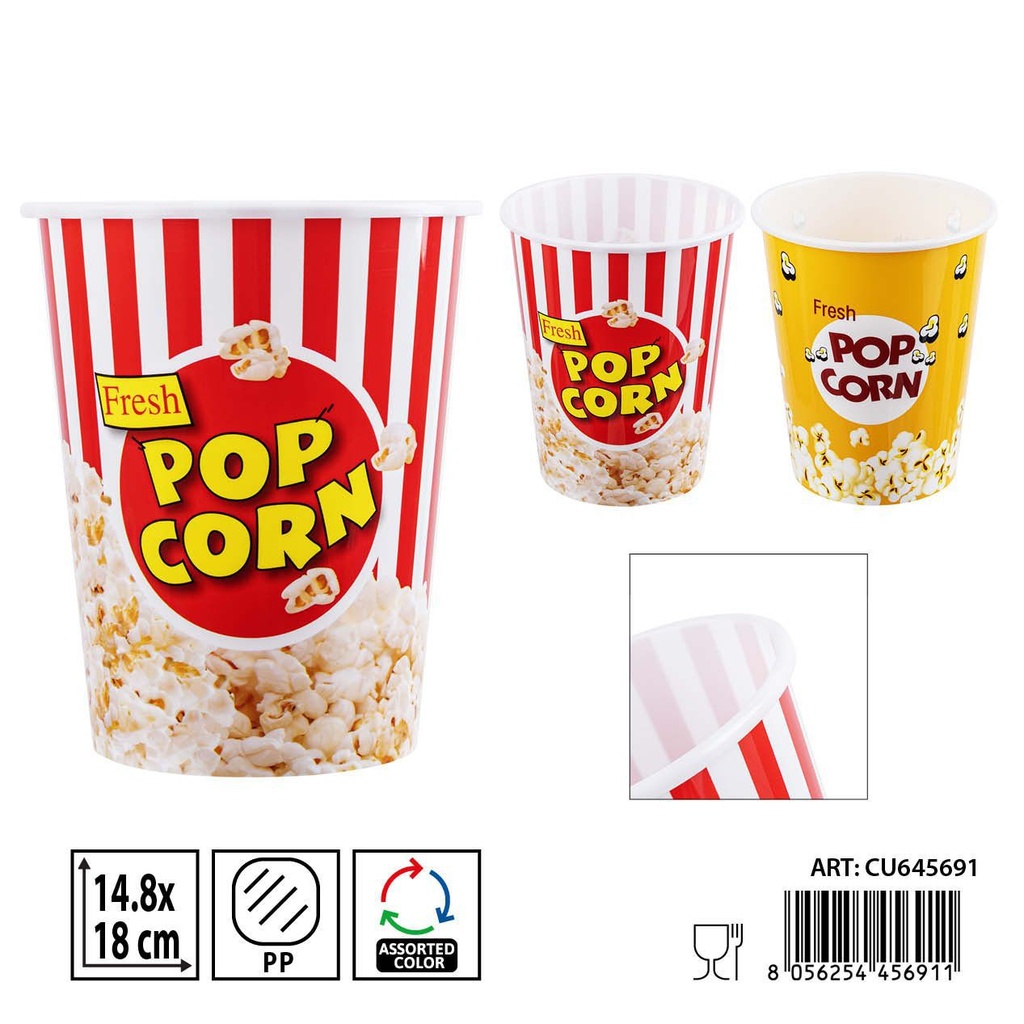 Cubo de palomitas DC CASA 14.8x18 cm - Utensilios de cocina