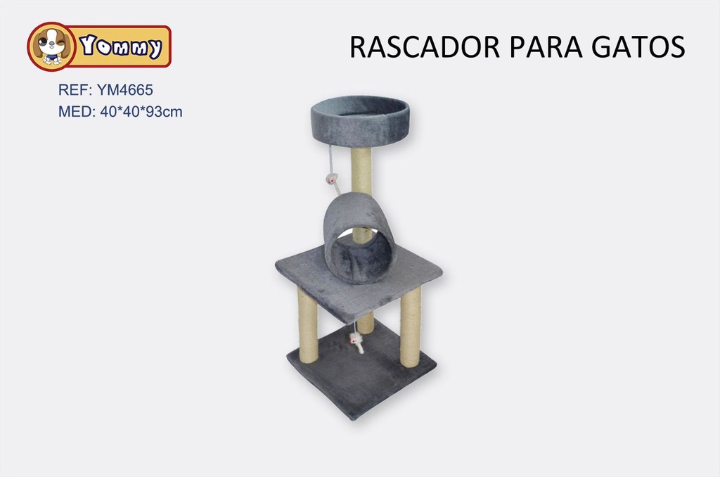 Rascador para gato de 40*40*93 cm - Accesorios para mascotas (solo descuento)