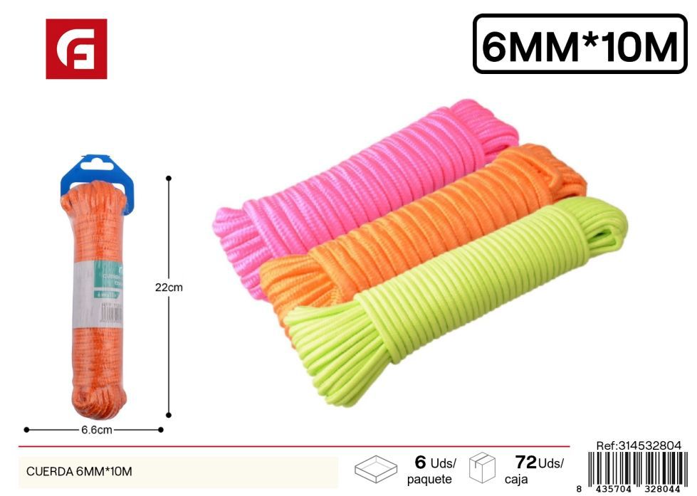 Cuerda de 6mm*10m - Ferretería y cuerdas