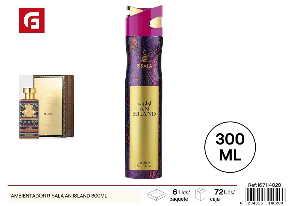  Ambientador Risala An Island 300ml - Aromatizantes para el hogar