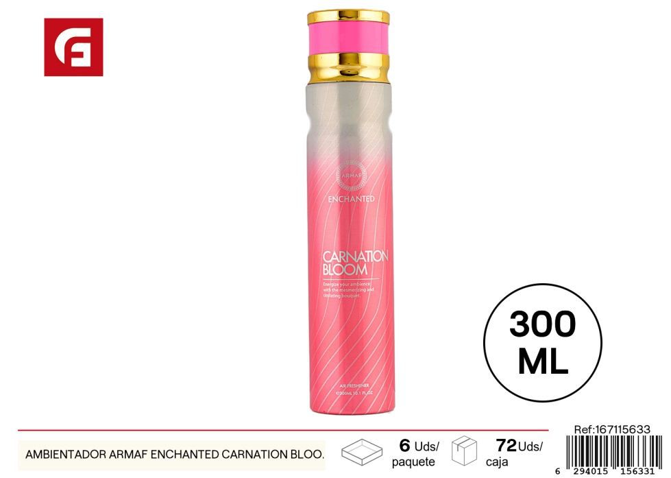 Ambientador Armaf Enchanted Carnation Bloom 300 ml - Aromatizantes de ambiente