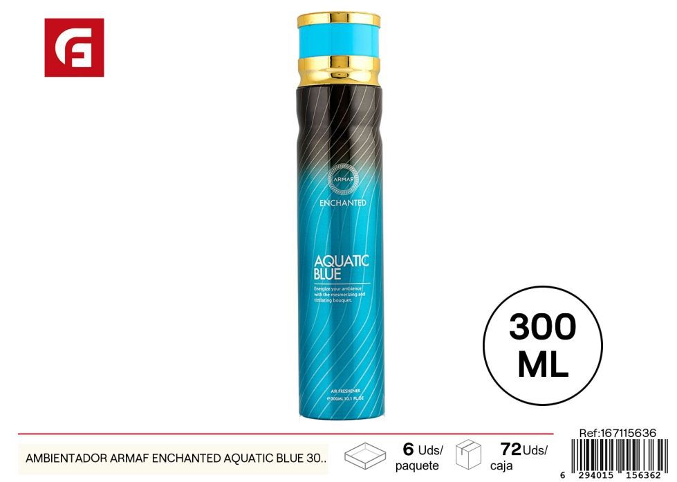Ambientador Armaf Enchanted Aquatic Blue 300 ml - Aromatizantes de ambiente