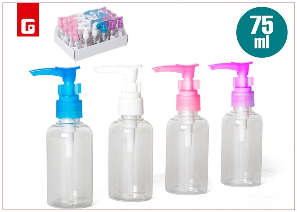 Dosificador de jabón Iris 75ml de plástico - Productos de belleza y dispensadores