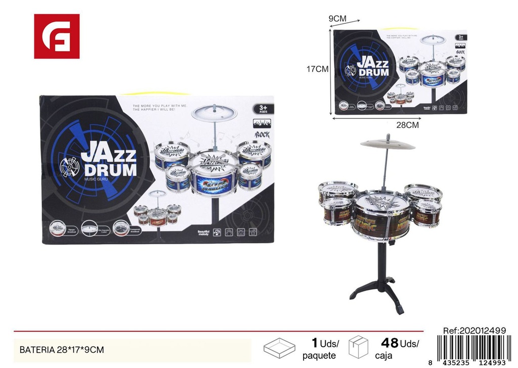 Batería de juguete 28*17*9 cm - Juguetes musicales y bandas de niños