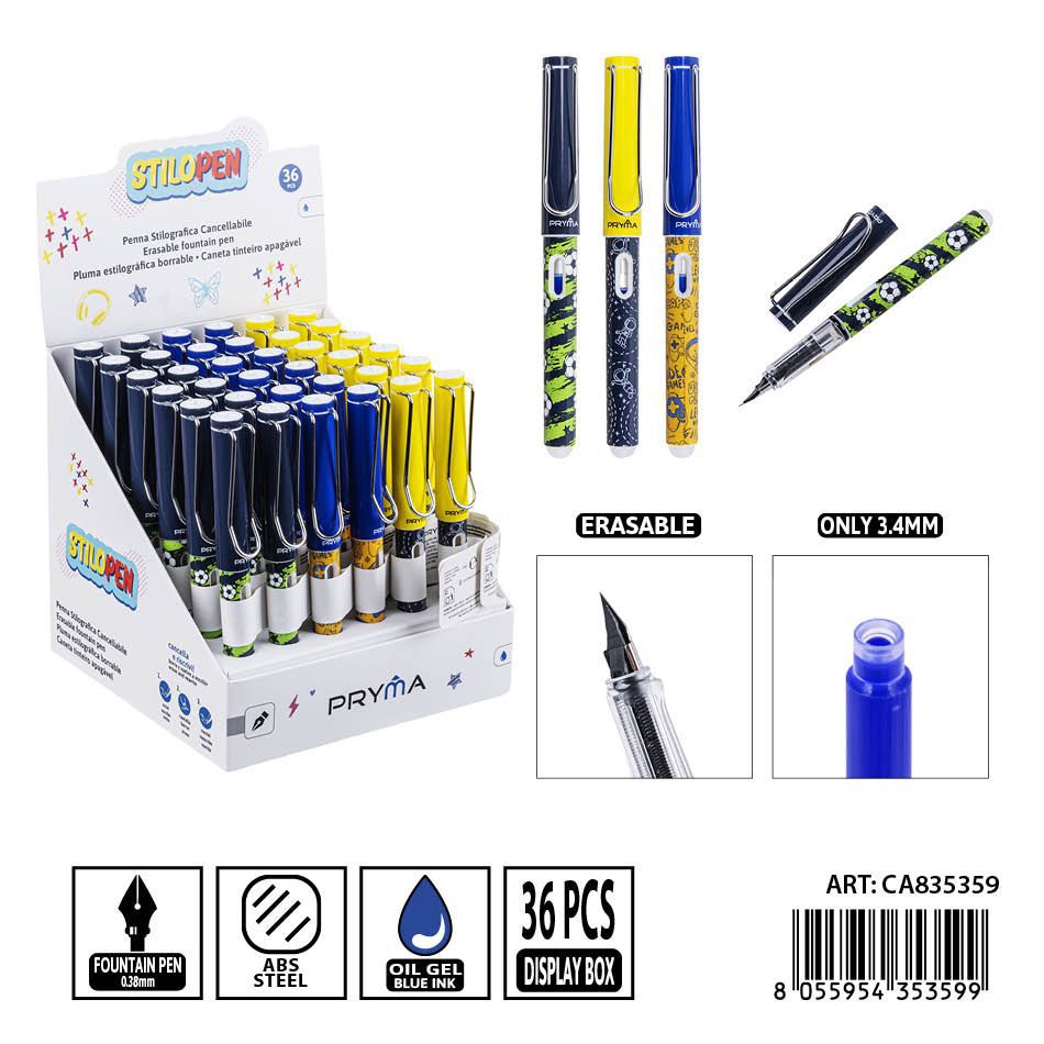 Pluma borrable PRYMA de 14 cm con punta EF - Herramientas de escritura