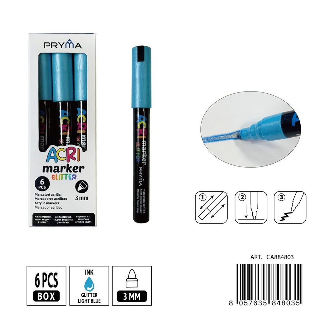 Rotulador acrílico PRYMA de 3 mm - Herramientas artísticas