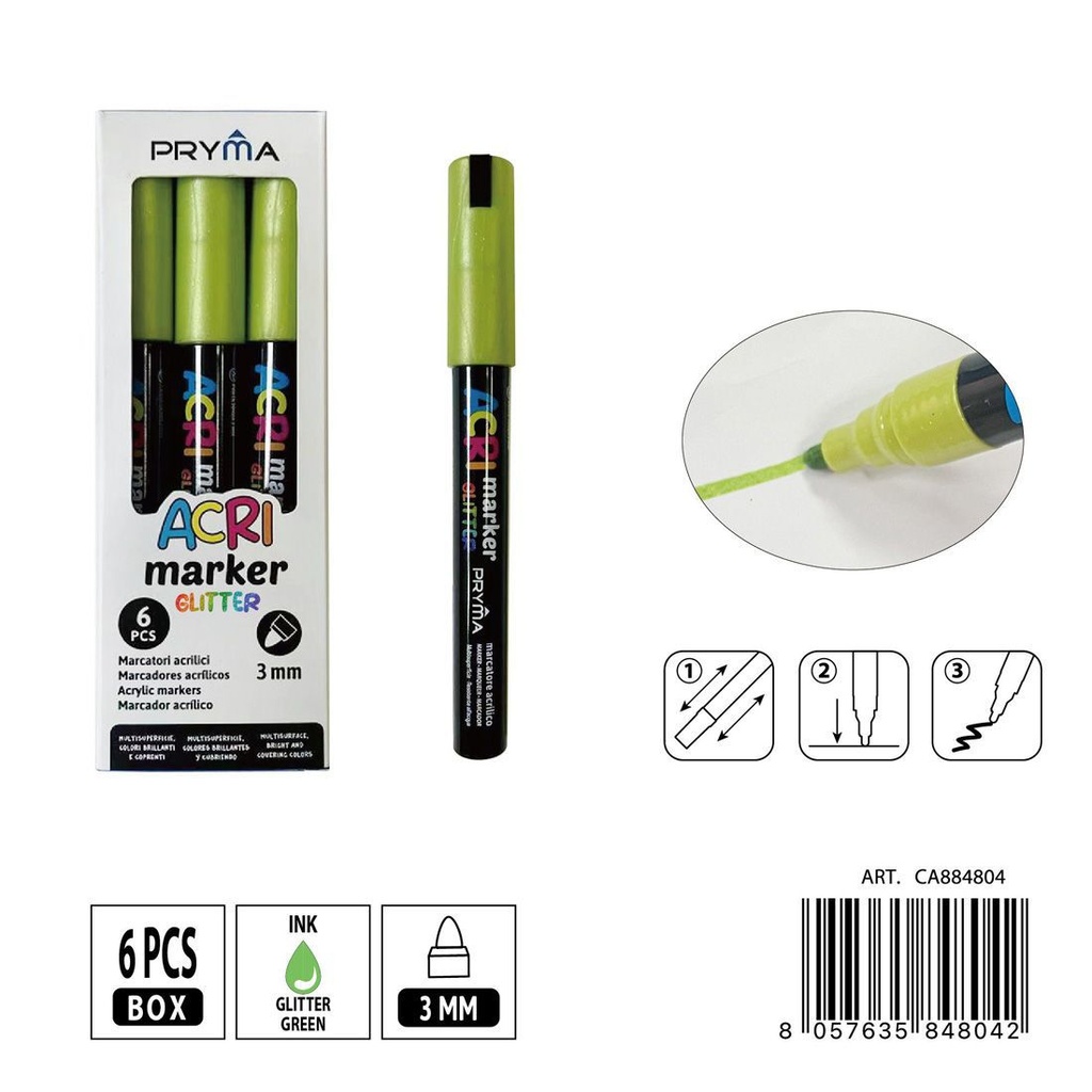 Rotulador acrílico PRYMA de 3 mm - Herramientas artísticas