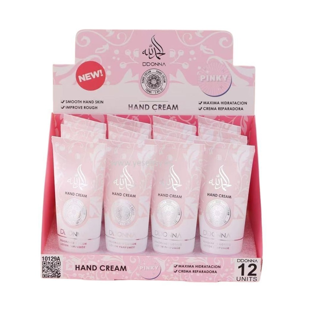 Crema de manos Pinky 100ml 12/u - Cosméticos y cuidados corporales