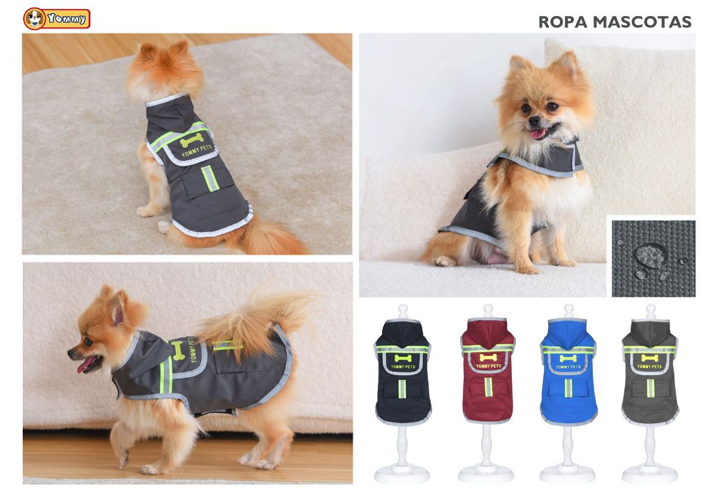 Sudadera impermeable de una capa S - Ropa para mascotas