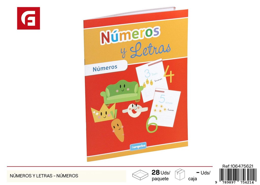 Números y letras - Juguete educativo para aprender